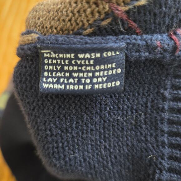 American Living Mens Vtg Y2K Prep Golf Argyle Cotton V Neck Knit Sweater Vest M - Picture 6 of 8